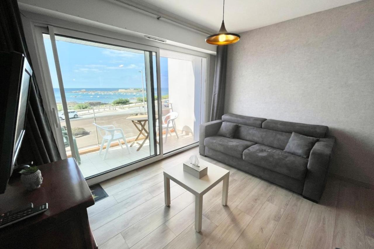 Bel Appartement neuf Hyper cosy Vue mer 180 Ploemeur Exterior foto